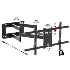 Onyx Ergosolid 40-90” цена и информация | Кронштейны и крепления для телевизоров | kaup24.ee