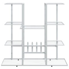 lillealus, 94,5x25x89 cm, valge, raud hind ja info | Vaasid, alused, redelid lilledele | kaup24.ee