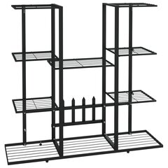 lillealus, 94,5x25x89 cm, must, raud hind ja info | Vaasid, alused, redelid lilledele | kaup24.ee