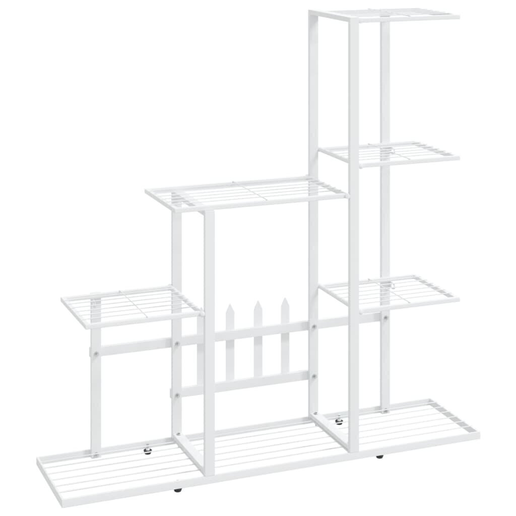 lillealus, 94.5 x 25 x 88 cm, valge, metall hind ja info | Aiatööriistad | kaup24.ee