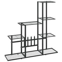 lillealus, 94.5 x 25 x 88 cm, must, metall hind ja info | Aiatööriistad | kaup24.ee