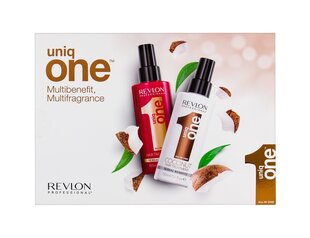 Набор масок-спрея для волос Revlon Professional Uniq One: маска Classic 150 мл + маска Coconut 150 мл цена и информация | Средства для укрепления волос | kaup24.ee