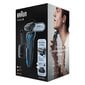 Braun Series 6 60-B7200cc + CCR fooliumiga pardel Trimmer must, sinine цена и информация | Pardlid | kaup24.ee