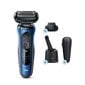 Braun Series 6 60-B7200cc + CCR fooliumiga pardel Trimmer must, sinine цена и информация | Pardlid | kaup24.ee