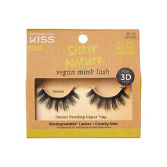 KISS Kunstripsmed Sister Nature Vegan Mink - Storm hind ja info | Kunstripsmed, ripsmekoolutajad | kaup24.ee