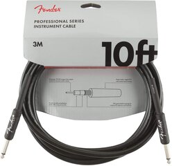 Fender Kabel Professional Series, 3M Black цена и информация | Гитары | kaup24.ee