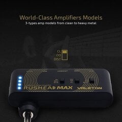 Valeton Rushead Max Mini усилитель USB Rechargable Portable Pocket Guitar Guildphine усилитель спальни многоэффектов RH-100 RH-100 цена и информация | Гитары | kaup24.ee