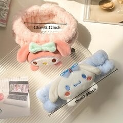 'Cartoon Cute Plush Hair Bow Sport Peapael Kawaii Kuromi Cinnamoroll My Melody Pesu Näo Kanna Näomask Vanni Snoods Y2k Magusad Juuste Aksessuaarid Igapäevaseks riietamiseks' hind ja info | Juuste aksessuaarid | kaup24.ee