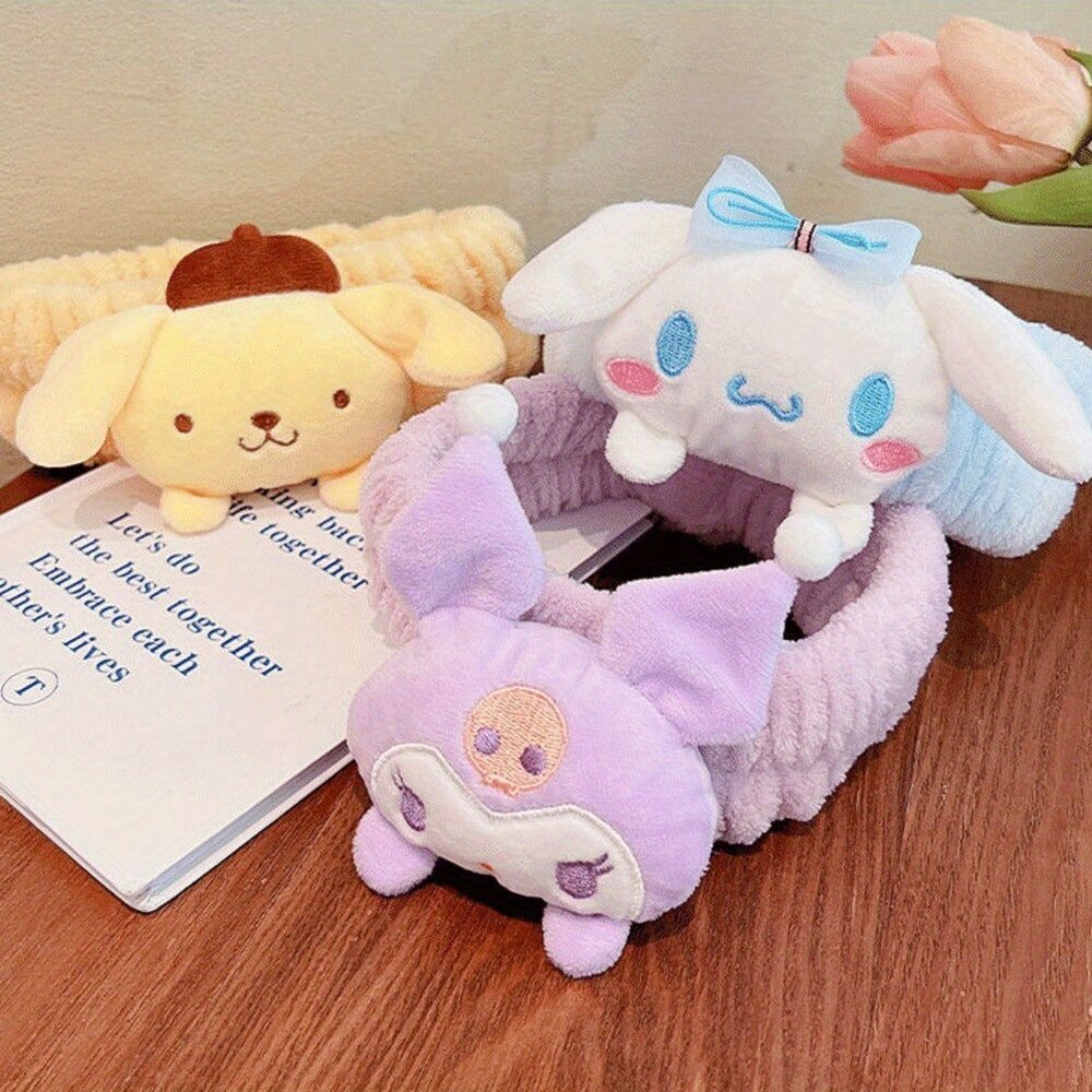 'Cartoon Cute Plush Hair Bow Sport Peapael Kawaii Kuromi Cinnamoroll My Melody Pesu Näo Kanna Näomask Vanni Snoods Y2k Magusad Juuste Aksessuaarid Igapäevaseks riietamiseks' цена и информация | Juuste aksessuaarid | kaup24.ee