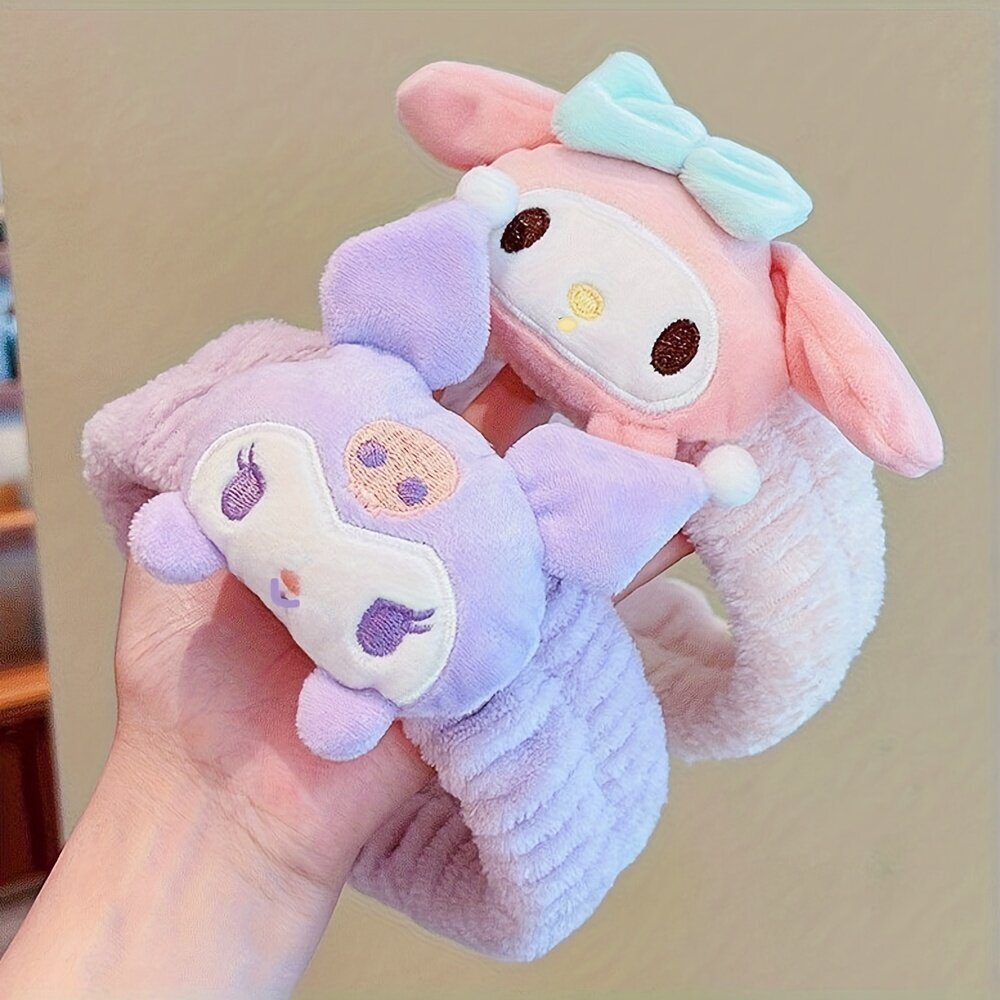 'Cartoon Cute Plush Hair Bow Sport Peapael Kawaii Kuromi Cinnamoroll My Melody Pesu Näo Kanna Näomask Vanni Snoods Y2k Magusad Juuste Aksessuaarid Igapäevaseks riietamiseks' цена и информация | Juuste aksessuaarid | kaup24.ee