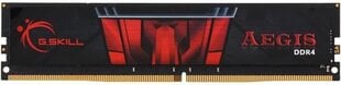 G.Skill Aegis DDR4, 16GB, 2400MHz, CL17 (F4-2400C17S-16GIS) цена и информация | Оперативная память (RAM) | kaup24.ee