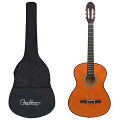 klassikaline kitarr algajatele kotiga 4/4 39" цена и информация | Гитары | kaup24.ee