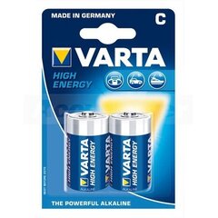 Батарейки Varta High Energy C, 2 шт. цена и информация | Батарейки | kaup24.ee