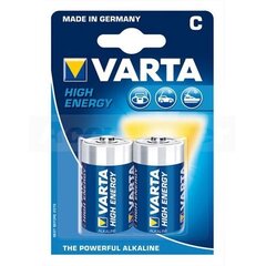 Varta High Energy C elemendid, 2 tk. hind ja info | Patareid | kaup24.ee