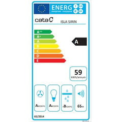 Традиционная вытяжка Cata 1 m 850 m3/h 280W Белый цена и информация | Вытяжки на кухню | kaup24.ee