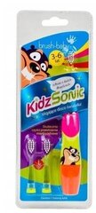 Детская соническая зубная щетка Brush-Baby Kidz для детей 3-6 лет цена и информация | Электрические зубные щетки | kaup24.ee