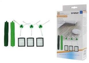 Scanpart Harjade ja -filtrite komplekt Roomba E5 E6 1190081000 hind ja info | Tolmuimejate lisatarvikud | kaup24.ee