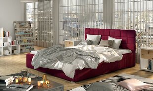 Кровать NORE Grand MTP, 200x200 см, красный цена и информация | Кровати | kaup24.ee