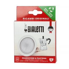 Bialetti - 6 чашек Essential Seal + Sieve Replacement Kit цена и информация | Аксессуары для кофейных аппаратов | kaup24.ee