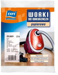 Zelmer 5 tk paberist tolmuimeja kotid цена и информация | Аксессуары для пылесосов | kaup24.ee
