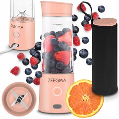 Zeegma Cup Blender беспроводной портативный USB 300 Вт оранжевый цена и информация | Коктейльницы | kaup24.ee