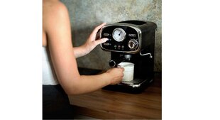 Помповая эспрессо-машина Yoer Breve 1100 W черный цена и информация | Кофемашины | kaup24.ee