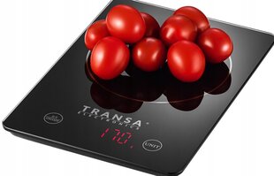 Köögikaal "Transa Electronics" TE-01 must värv 5 kg hind ja info | Köögikaalud | kaup24.ee