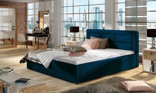 Кровать Rosano MD, 160х200 см, синяя цена и информация | Кровати | kaup24.ee