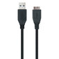 USB 3.0 A-Micro USB B Kaabel NANOCABLE 10.01.110-BK Must hind ja info | Kaablid ja juhtmed | kaup24.ee