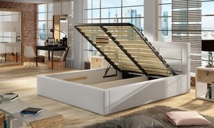 Кровать Rosano MTP, 180x200 см, гобелен, коричневая цена и информация | Кровати | kaup24.ee