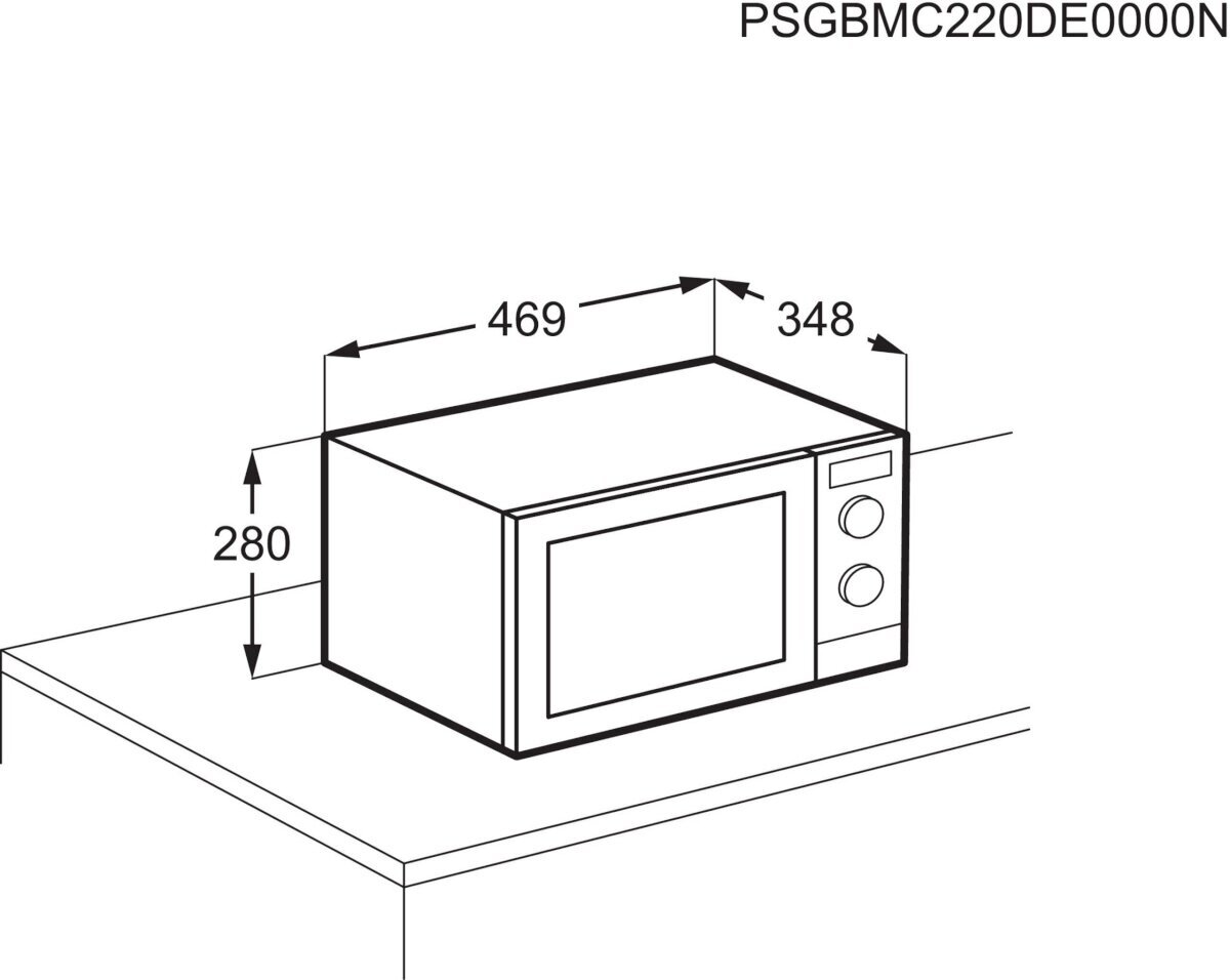 Electrolux mikrolaineahi EMZ725MMK, must цена и информация | Mikrolaineahjud | kaup24.ee