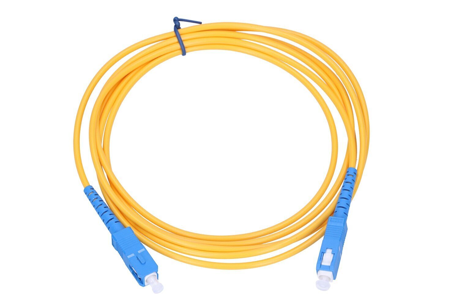 Extralink SC/UPC-SC/UPC | Patchcord | PVC, Single mode, Simplex, G.657A1, 3mm, 1m цена и информация | Kaablid ja juhtmed | kaup24.ee