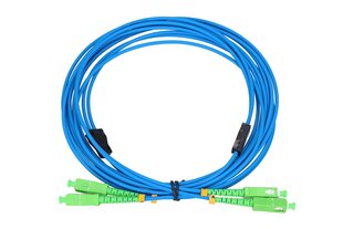 Extralink SC/APC-SC/APC | Patchcord | Soomustatud, LSZH, üherežiimiline, dupleks, G652D, 3mm, 3m hind ja info | Kaablid ja juhtmed | kaup24.ee