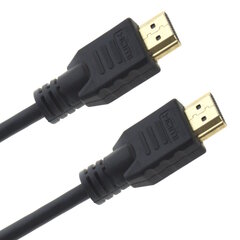 Кабель SEKI HDMI-HDMI v.2.0, 4K, 5 м цена и информация | Кабели и провода | kaup24.ee
