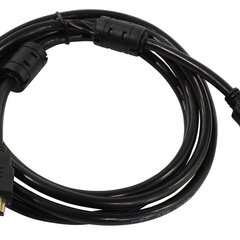 Riff HDMI Кабель С Интернетом Фильтром V1.4 type A - 19/19 male/male Gold Platted 1.5m Черный (Bulk) цена и информация | Кабели и провода | kaup24.ee