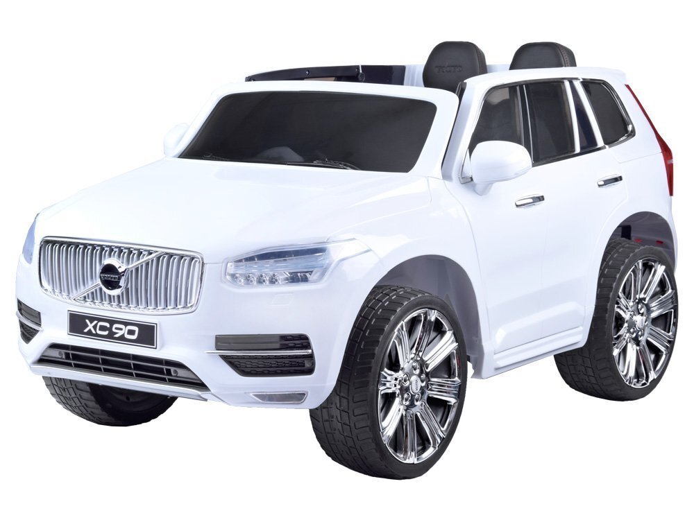 Laste kahekohaline maastur "VOLVO XC90", valge hind ja info | Laste elektriautod | kaup24.ee