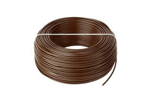кабель lgy 1x0,5 h05v-k, коричневый цена и информация | Кабели и провода | kaup24.ee
