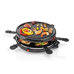 Nedis Gourmet Raclette Grill 6 inimesele ümmargune hind ja info | Kodumasinate lisatarvikud | kaup24.ee