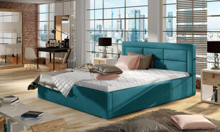 Кровать NORE Rosano MD, 140x200 см, светло-синий цена и информация | Кровати | kaup24.ee