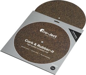 Pro-Ject Cork &amp; Rubber It 3mm mat цена и информация | Проигрыватели для пластинок, патефоны | kaup24.ee