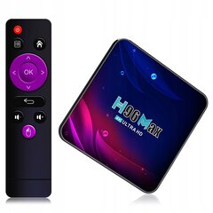 Smart Box TV 4K H96 Max Android TV Lisa 16GB hind ja info | Meediamängijad ja tarvikud | kaup24.ee