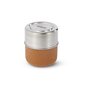 Must + Blum Klaasist Lõunapott Suur 450ml Suure Mahutavusega Almond Värvitoonis Klaasist Lõunapott - Must + Blum Klaas 450ml цена и информация | Matkapotid, matkanõud | kaup24.ee