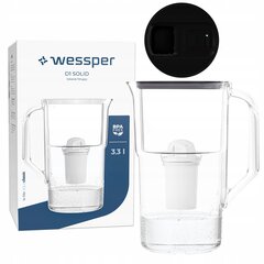 Кувшин Wessper D1 SOLID aquaclassic со светодиодным счетчиком + 1х фильтр цена и информация | Фильтры для воды | kaup24.ee