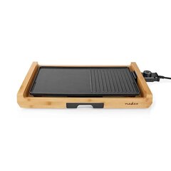 Nedis Teppanyaki lauagrill 43x23 cm, 6 inimesele sopiv 4 soojendustaset, mittesisestav pinnakate hind ja info | Muu köögitehnika | kaup24.ee