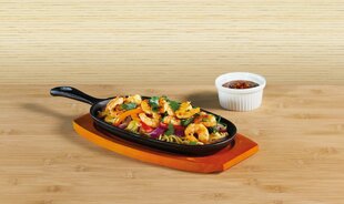 Кухонная утварь KitchenCraft World of Flavours Oriental Iron Sizzle Platter цена и информация | Особенные приборы для приготовления пищи | kaup24.ee