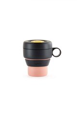 Керамическая кружка для напитков Lékué MUG TO GO - выбор из цветов Коралловый или Серый, размеры 12x10x10 см. Высокое качество от известного бренда. цена и информация | Особенные приборы для приготовления пищи | kaup24.ee