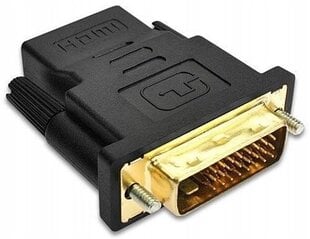 Переходник DVI 24+1pin на HDMI цена и информация | Кабели и провода | kaup24.ee