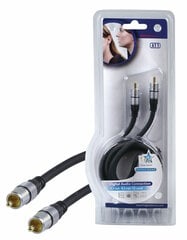 HQ silver professional RCA-RCA, 2.5m hind ja info | Kaablid ja juhtmed | kaup24.ee