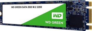 WD Green SSD 480GB M.2 2280 SATA III цена и информация | Внутренние жёсткие диски (HDD, SSD, Hybrid) | kaup24.ee