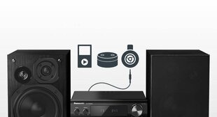 Kodune audio mikrosüsteem Panasonic SC-PMX90EG-K цена и информация | Музыкальные центры | kaup24.ee